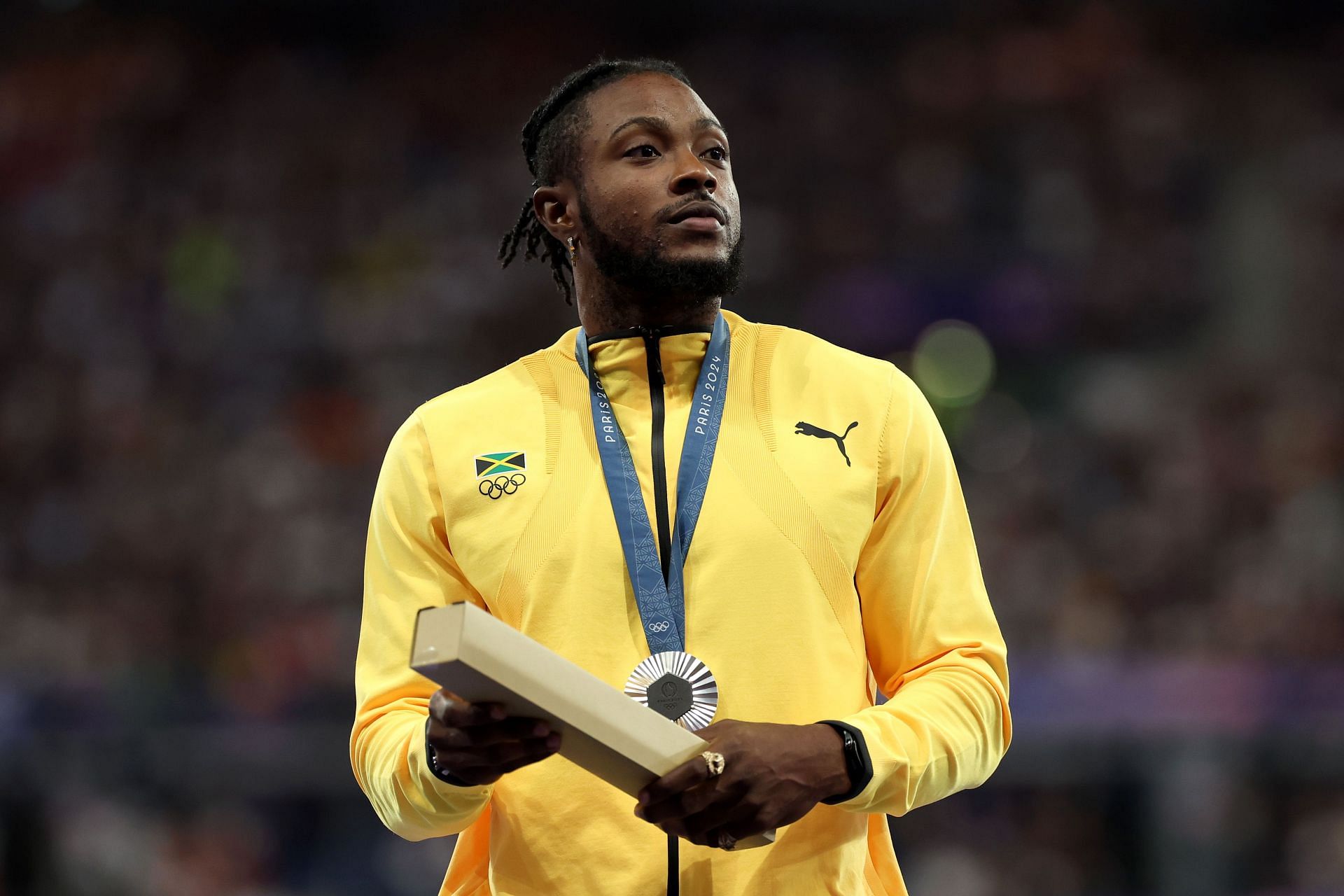 Kishane Thompson will compete at the World Championships for the Jamaican team (Image via: Getty)